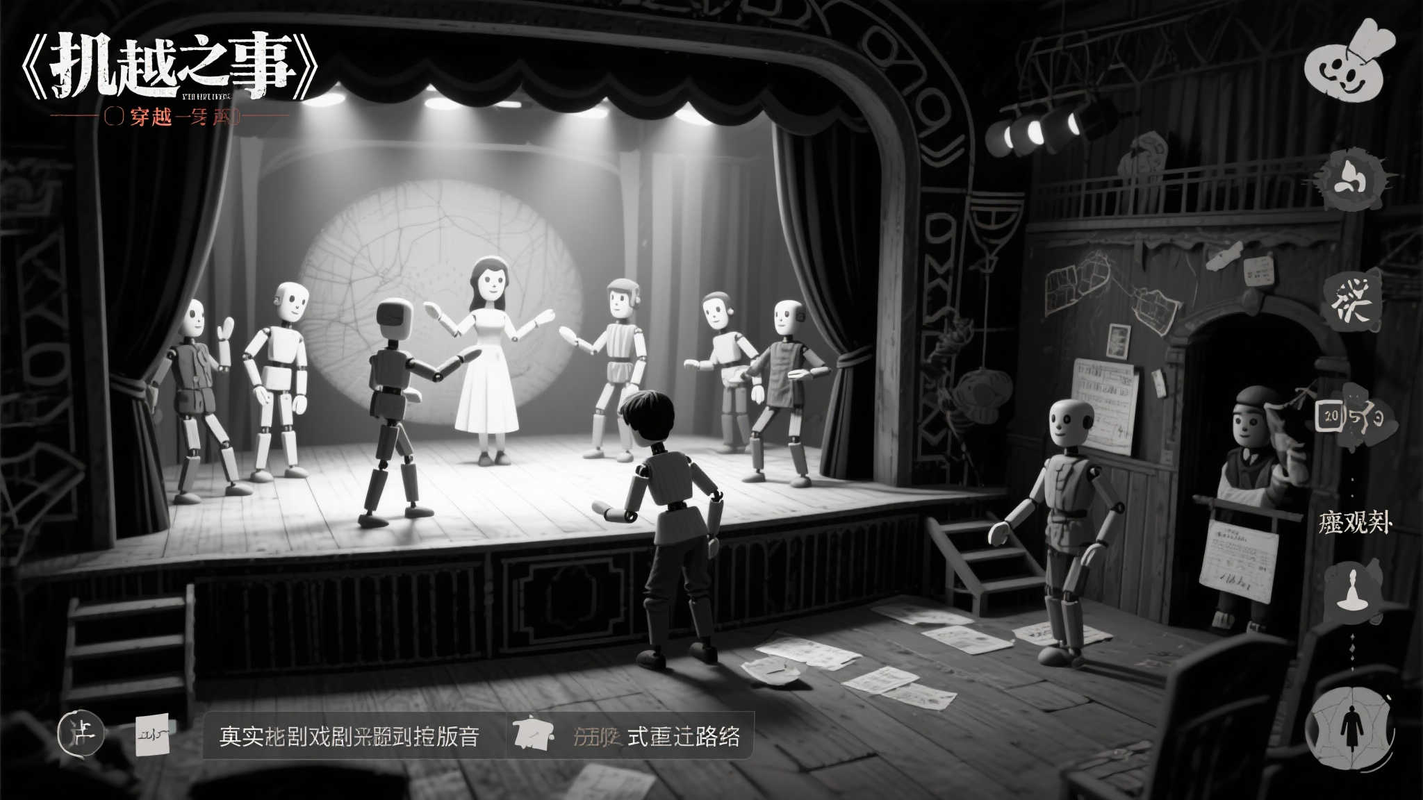 探索暗幕之谜，揭示木偶秘境！手绘解谜冒险《木偶往事》正式上线