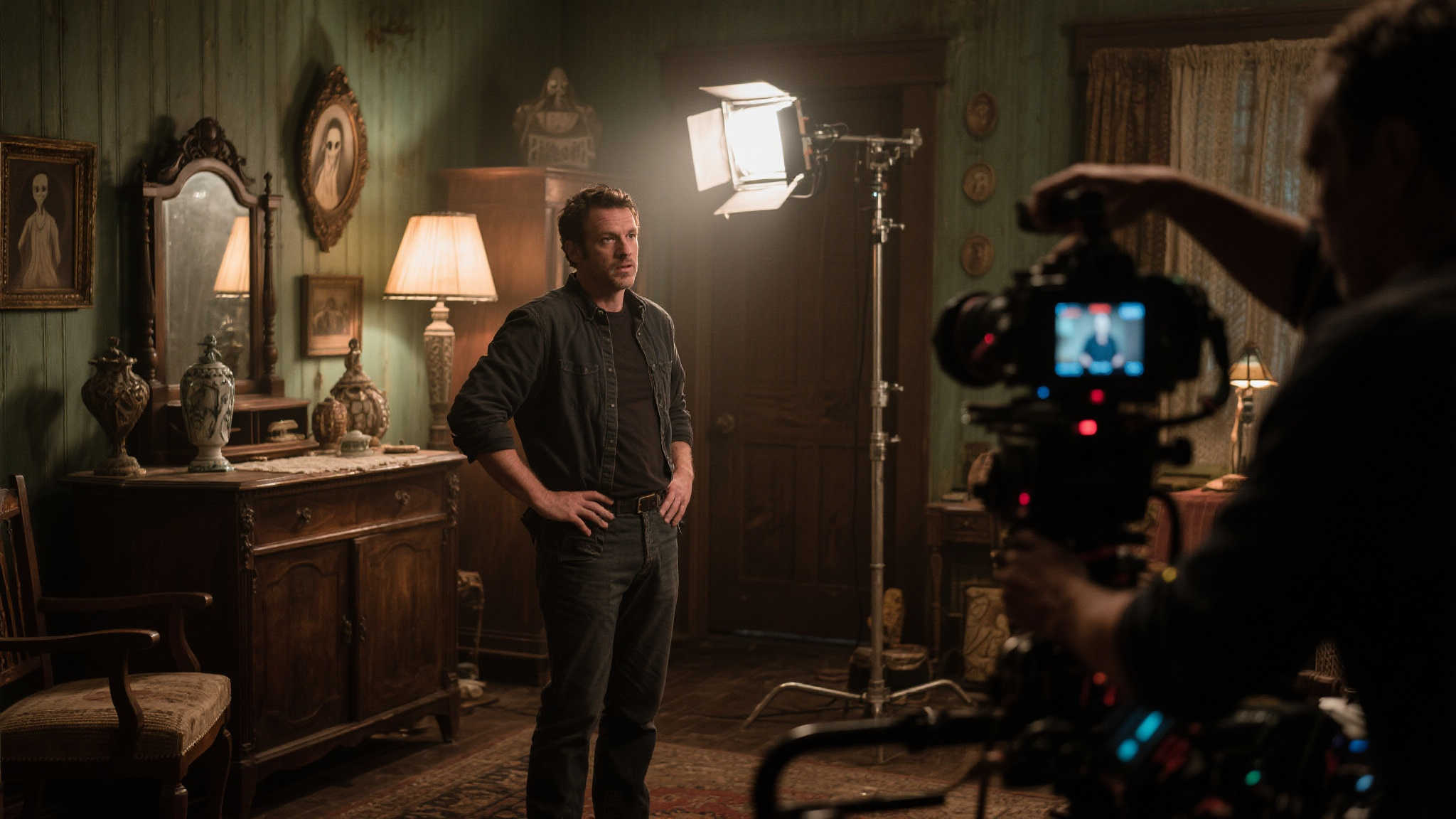 娱乐周刊推出〈招魂4〉最新剧照与幕后花絮! 有趣的是,此次官方同步揭秘了一些拍摄花絮